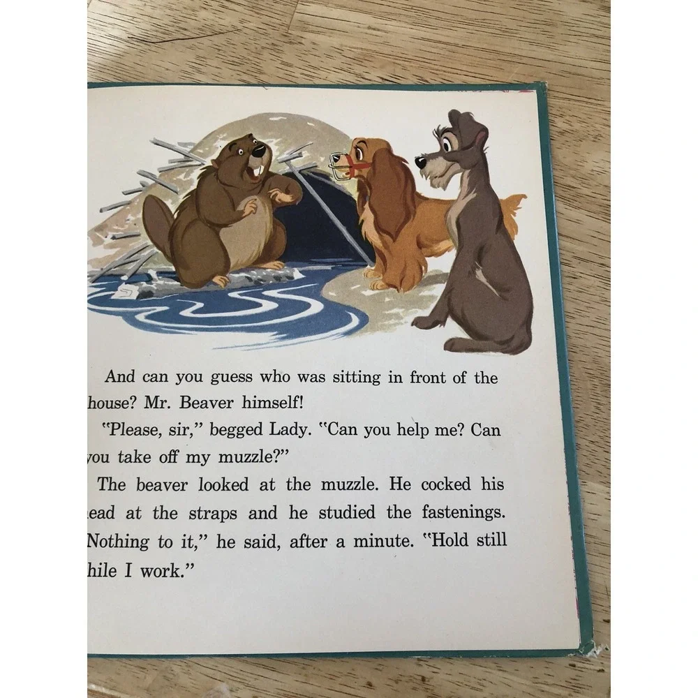 Walt Disney's Lady~Whitman Children's Cozy Corner Book Vintage